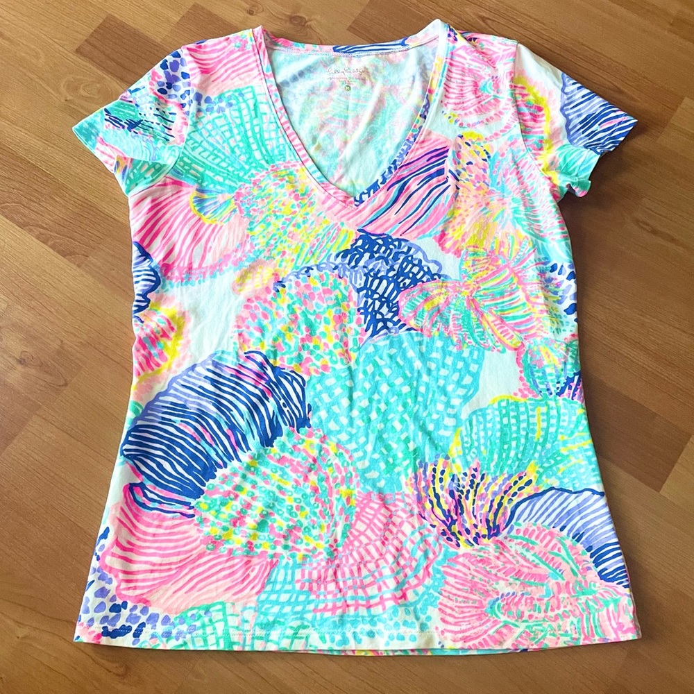 Lilly Pulitzer V-Neck Tee